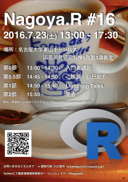 Nagoya.R #16 poster
